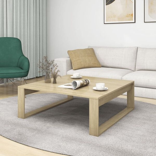 Vidaxl Table basse carrée chêne Sonoma 100x100 cm - Jusqu'à -34%