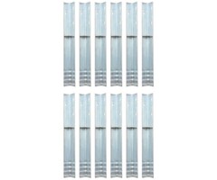 Vidaxl Lot de 12 ancres de sol en L 50cm, acier galvanisé - Jusqu'à 36% de remise