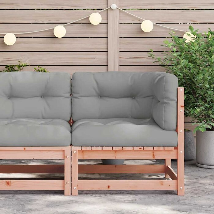Vidaxl Canapé d'angle de jardin en bois massif - Jusqu'à 34% de réduction