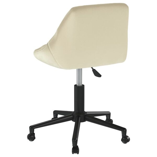 Chaise pivotante velours crème - Jusqu'à 34% de remise