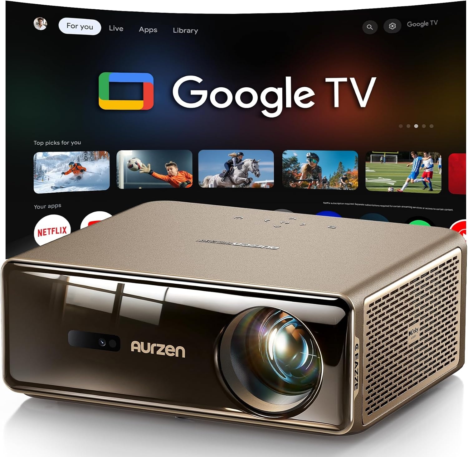 Vidéoprojecteur Full HD 1080p intelligent - Jusqu'à 35% de réduction