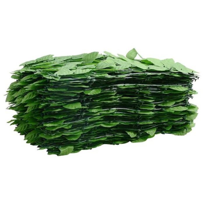 Brise-vue feuillage vert 600x75 cm - Jusqu'à 32% de remise