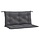 Lot de 2 coussins pour banc de jardin anthracite - Jusqu'à 32% de remise