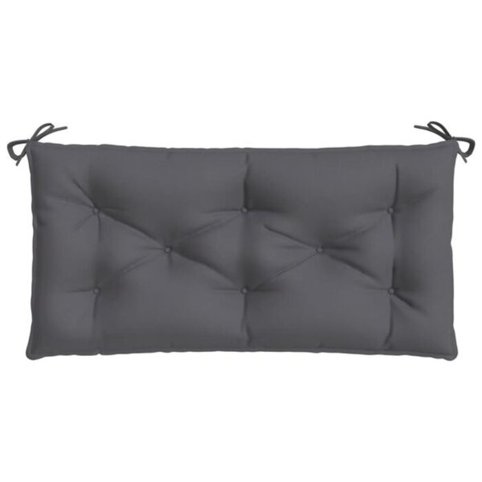 Lot de 2 coussins pour banc de jardin anthracite - Jusqu'à 32% de remise