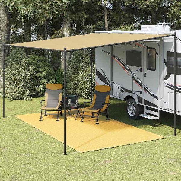 Tapis de sol camping 250x350 cm beige - Jusqu'à 32% de remise