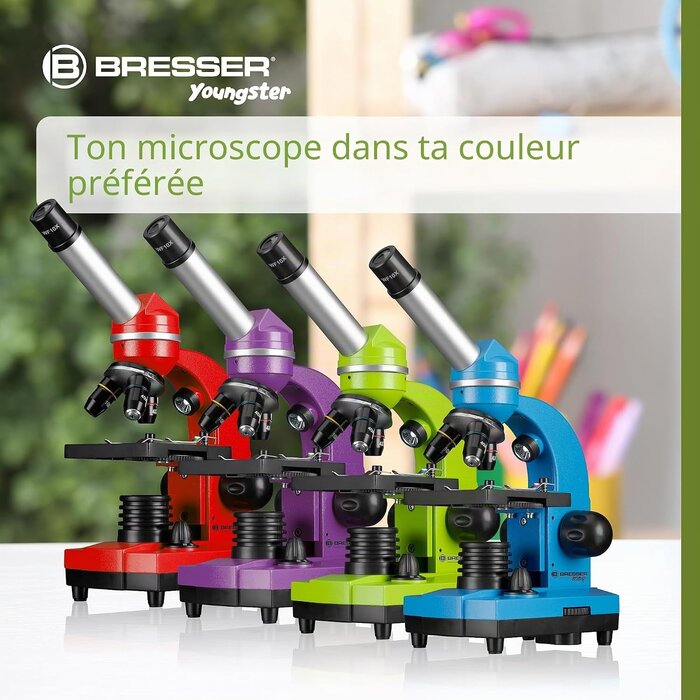 Microscope Enfant et Étudiant 40x-1600x - Jusqu'à -34% sur le modèle