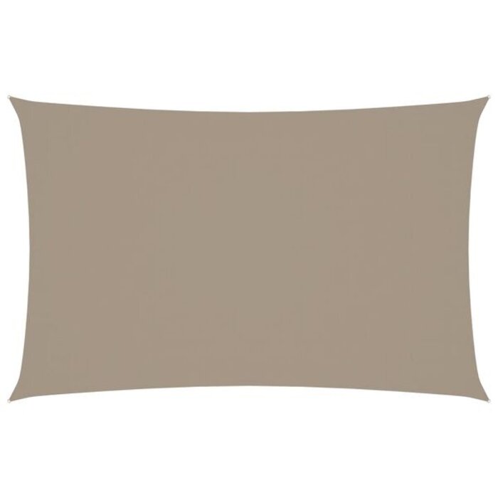 Voile d'ombrage rectangulaire 2x5m Taupe - Jusqu'à -33% sur l'outlet