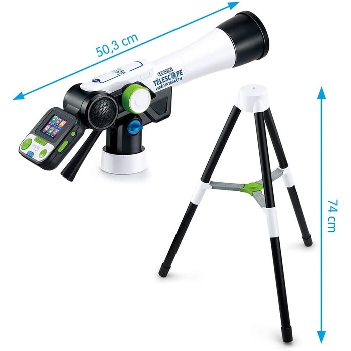 Télescope vidéo interactif enfant, zoom 110x, contenu NASA - Jusqu'à -35%