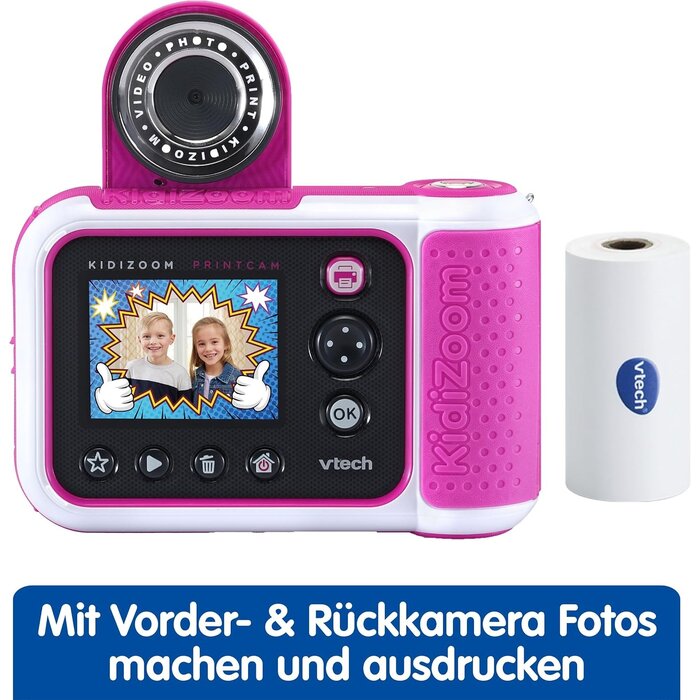 Appareil photo instantané pour enfant rose - Jusqu'à 34% de remise