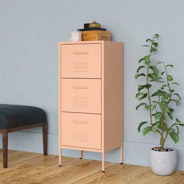 Caisson de rangement en acier rose - Jusqu'à 35% de réduction