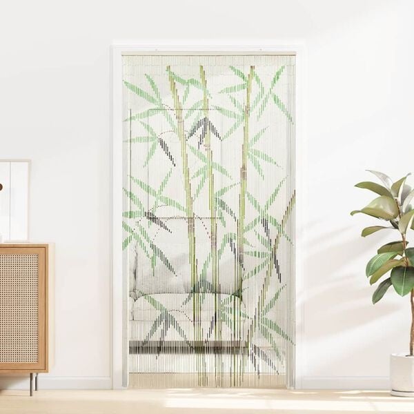 Rideau de porte bambou 90x220cm - Protection insectes - Jusqu'à 34% de remise