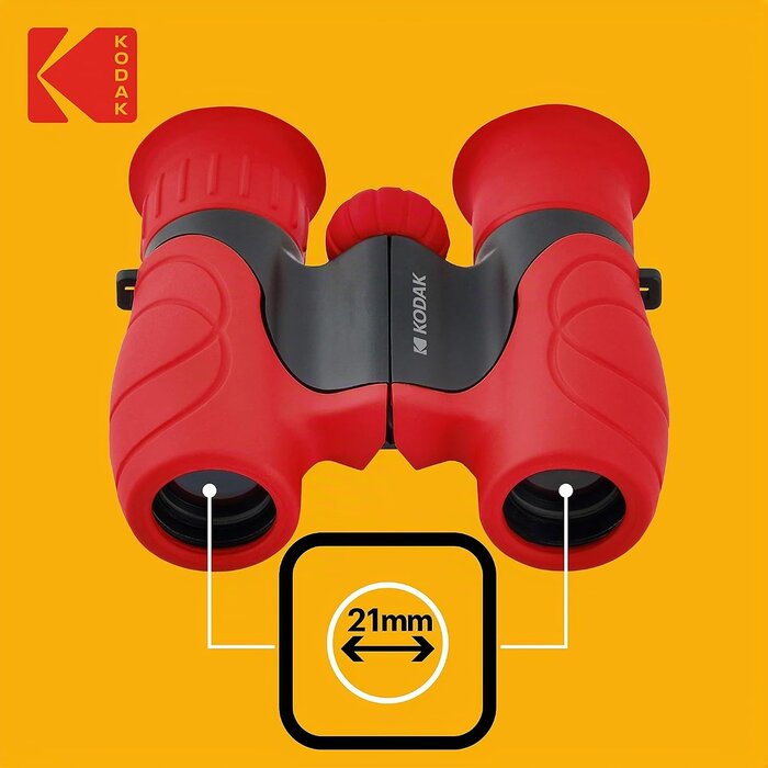 Jumelles compactes pour enfants 8x - Rouge - Jusqu'à -32%