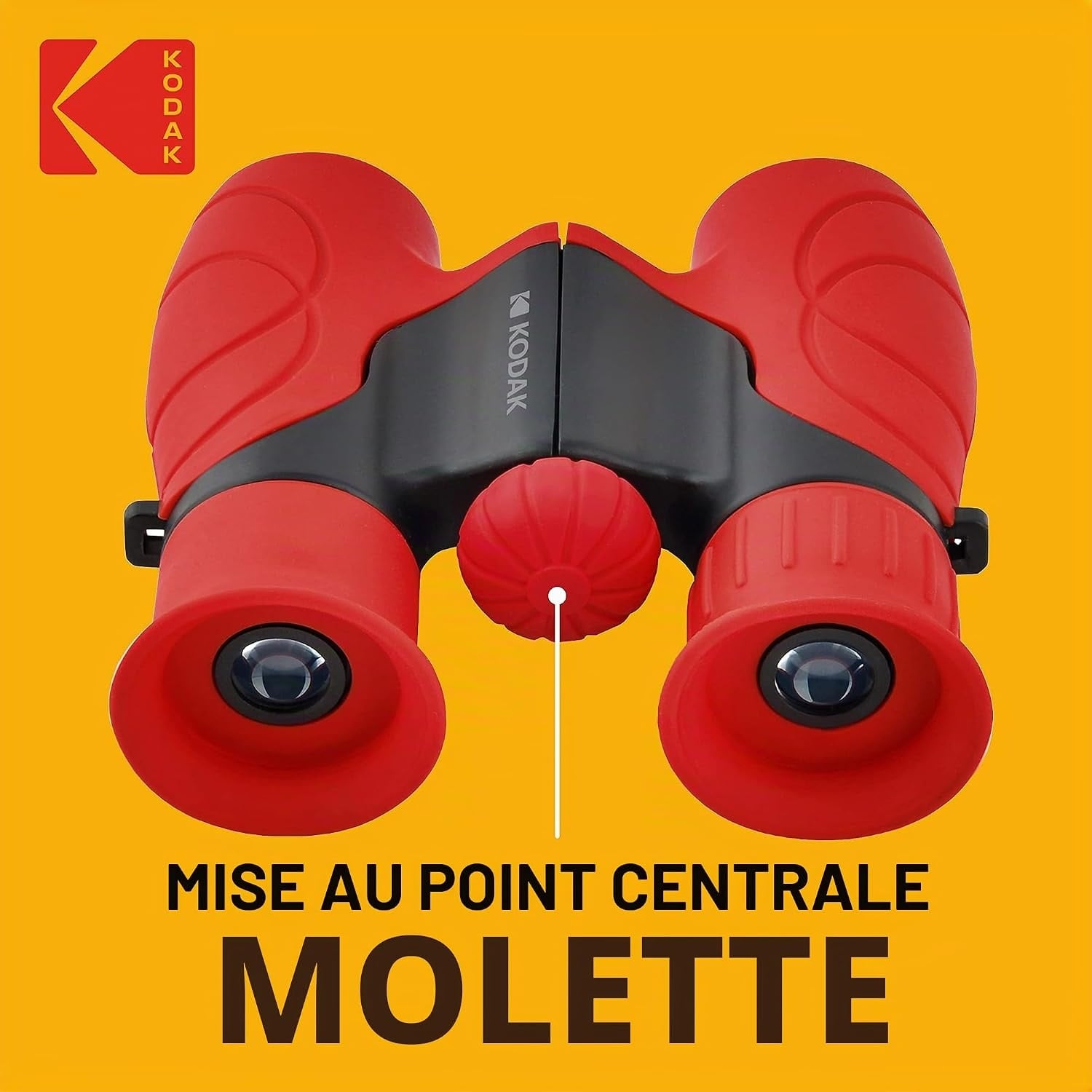 Jumelles compactes pour enfants 8x - Rouge - Jusqu'à -32%