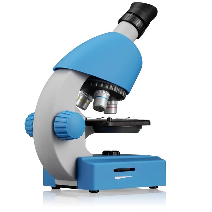 Microscope Enfant 40-640x LED - Bleu - Jusqu'à -32% sur le prix