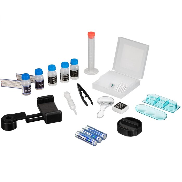 Microscope Enfant 40-640x LED - Bleu - Jusqu'à -32% sur le prix