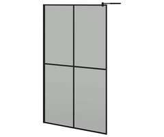 Vidaxl Paroi de douche italienne 118x190 cm verre foncé - Jusqu'à 41% de réduction
