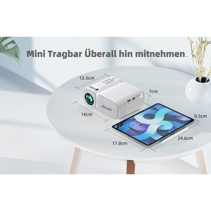 Mini-projecteur portable 1080P WiFi6 - Jusqu'à 34% de remise