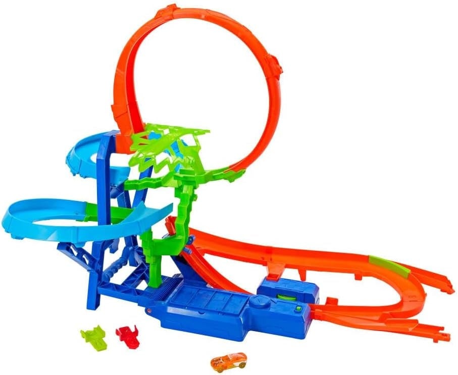 Circuit de course motorisé avec loopings - Jusqu'à 34% de réduction