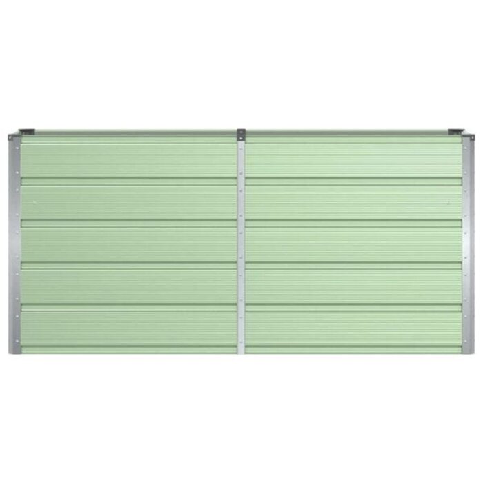 Jardinière verte en acier 160 x 40 x 75 cm - Jusqu'à -33%