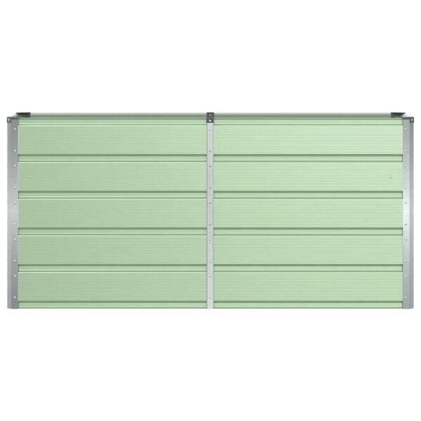Jardinière verte en acier 160 x 40 x 75 cm - Jusqu'à -33%