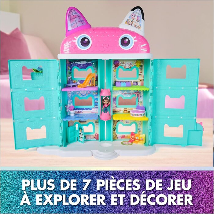 Maison de poupée interactive 60 cm - Jusqu'à 34% de remise