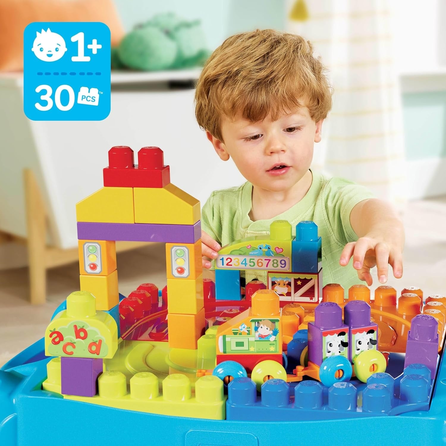 Table de construction pour tout-petits - 30 pièces - Jusqu'à 33% de remise