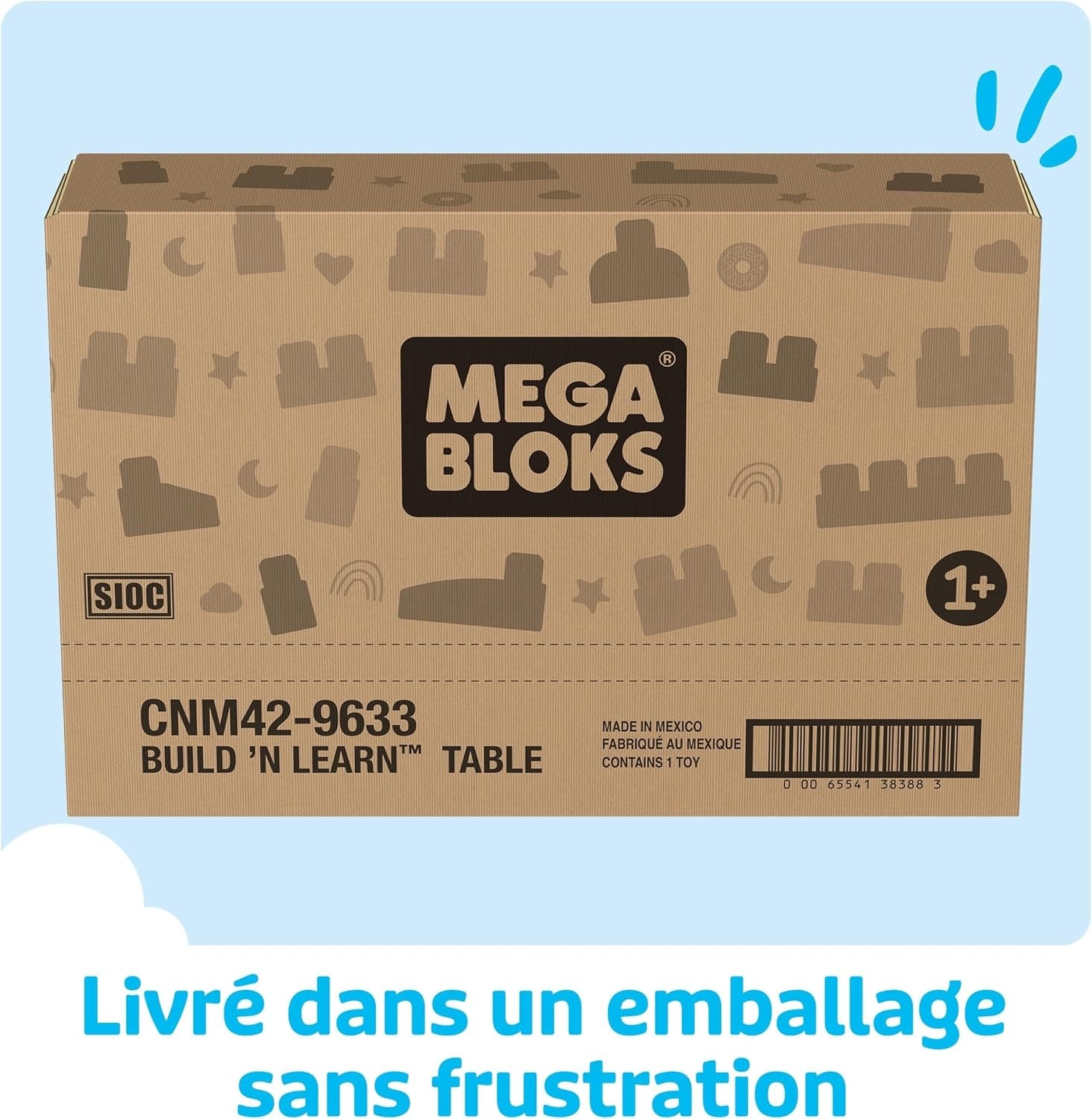 Table de construction pour tout-petits - 30 pièces - Jusqu'à 33% de remise