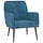 Fauteuil en velours bleu - Confort design - Jusqu'à 34% de remise