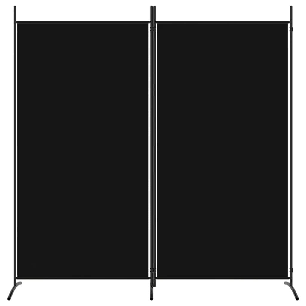 Paravent 2 panneaux 175x180 cm - Noir - Jusqu'à -33% sur l'outlet