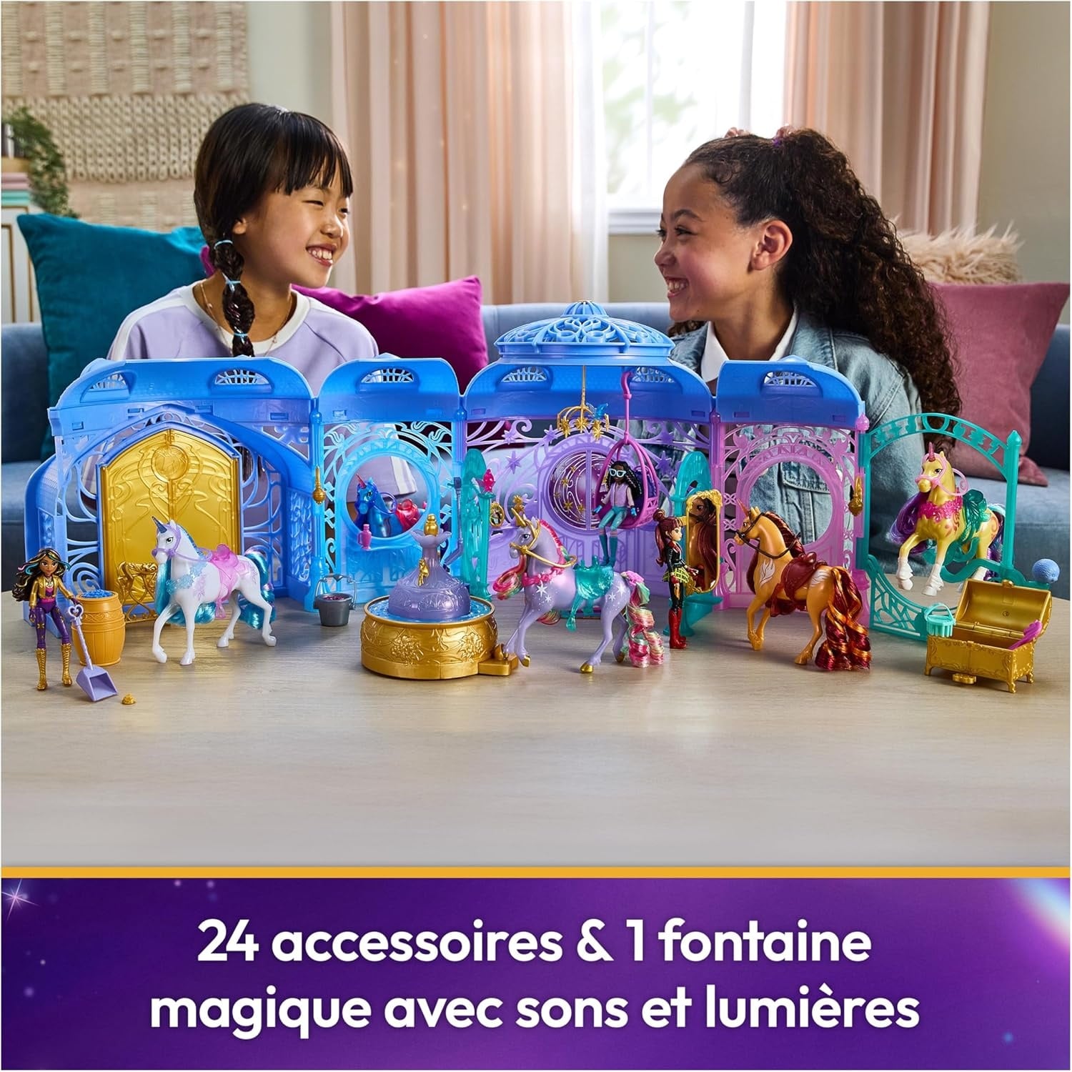 Ensemble Écurie et Licorne avec sons et lumières - Jusqu'à 33% de réduction