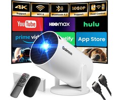 Mini Projecteur Smart TV 4K Rotation 180° - Jusqu'à -41%