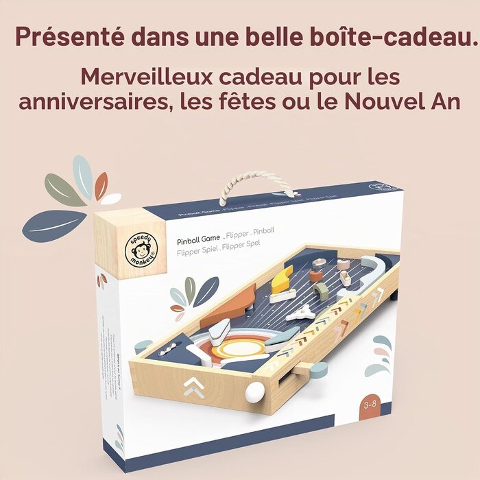 Jeu de flipper en bois - Jusqu'à 34% de réduction