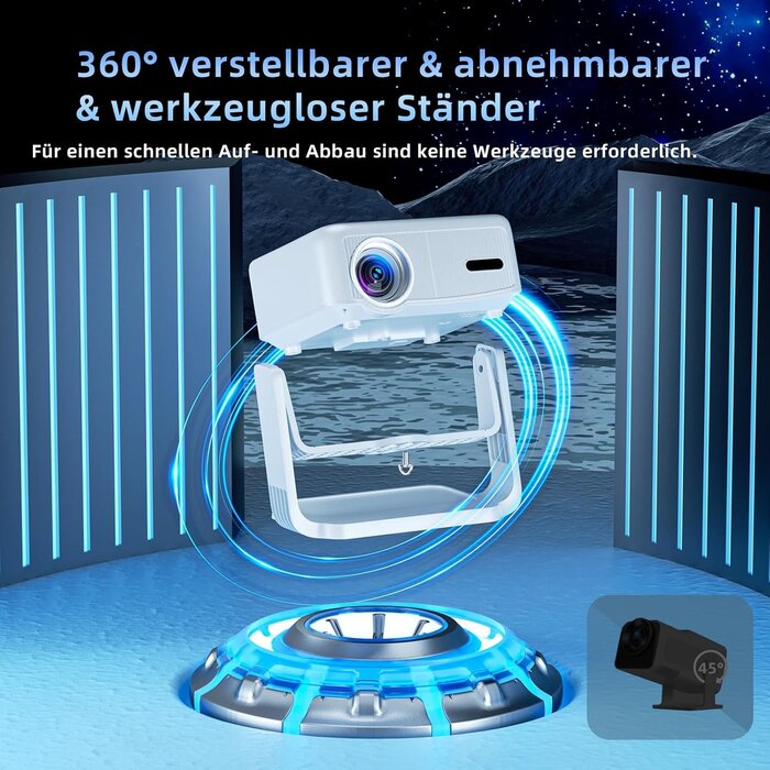 Mini Projecteur Portable 1080P - WiFi 6 - Jusqu'à -35% sur votre cinéma maison
