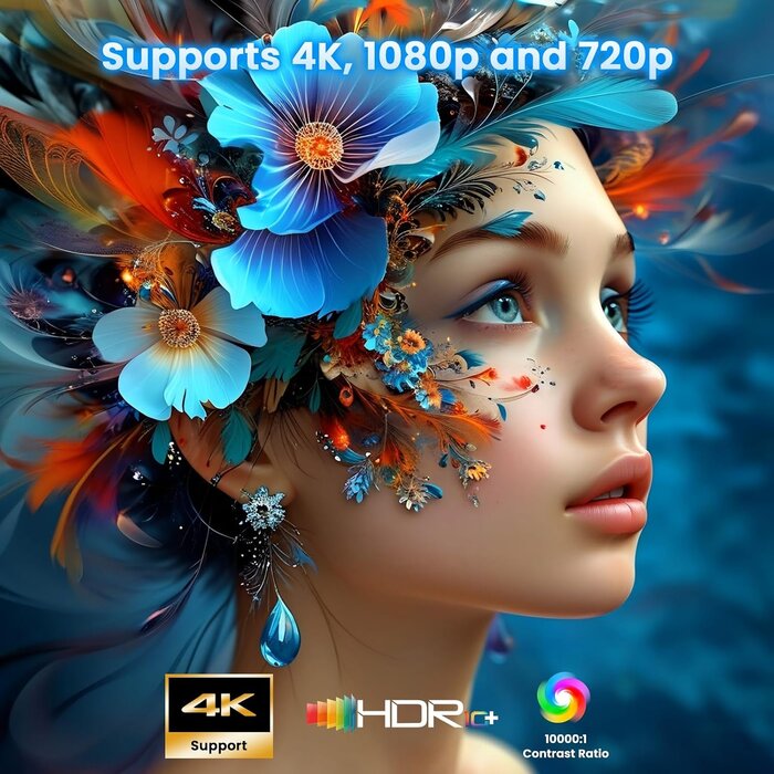 Mini Projecteur Smart TV 4K FHD - Jusqu'à -34% sur votre Home Cinéma