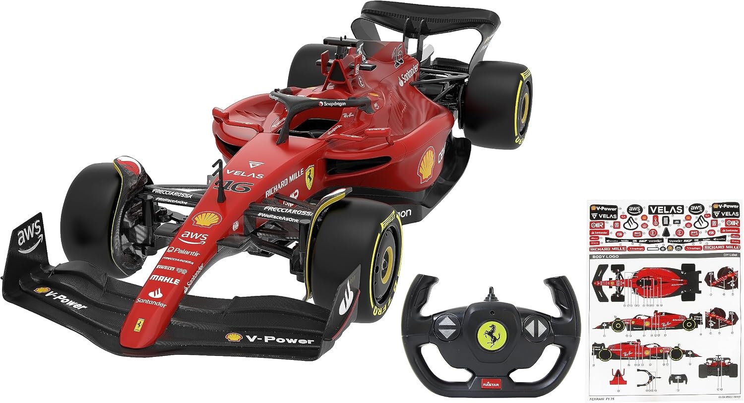 Voiture de course télécommandée F1, échelle 1:12 - Jusqu'à -33%