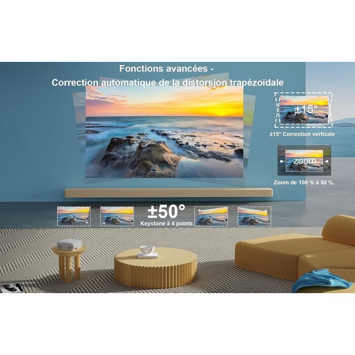 Projecteur Full HD 1080p Bluetooth WiFi - Jusqu'à 35% de remise