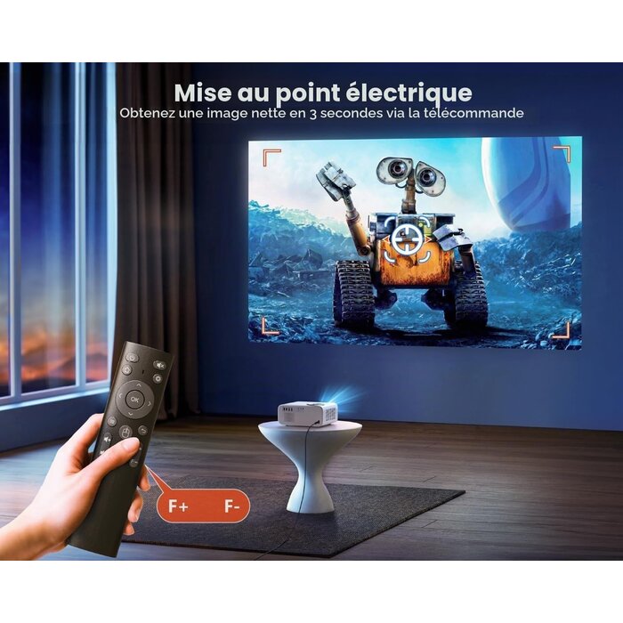 Projecteur Full HD 1080P Android TV - Jusqu'à -35% sur nos modèles outlet