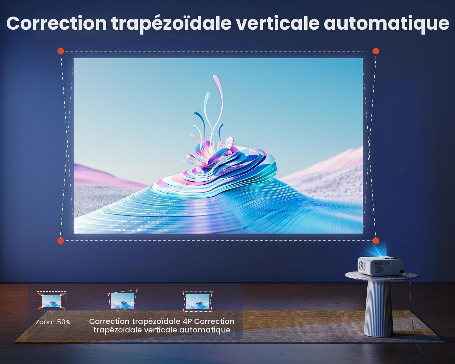 Projecteur Full HD 1080P Android TV - Jusqu'à -35% sur nos modèles outlet