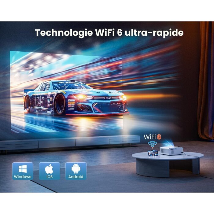 Projecteur Full HD 1080P Android TV - Jusqu'à -35% sur nos modèles outlet
