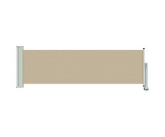 Vidaxl Pare-vue latéral rétractable 80x300 cm - Beige - Jusqu'à -40%