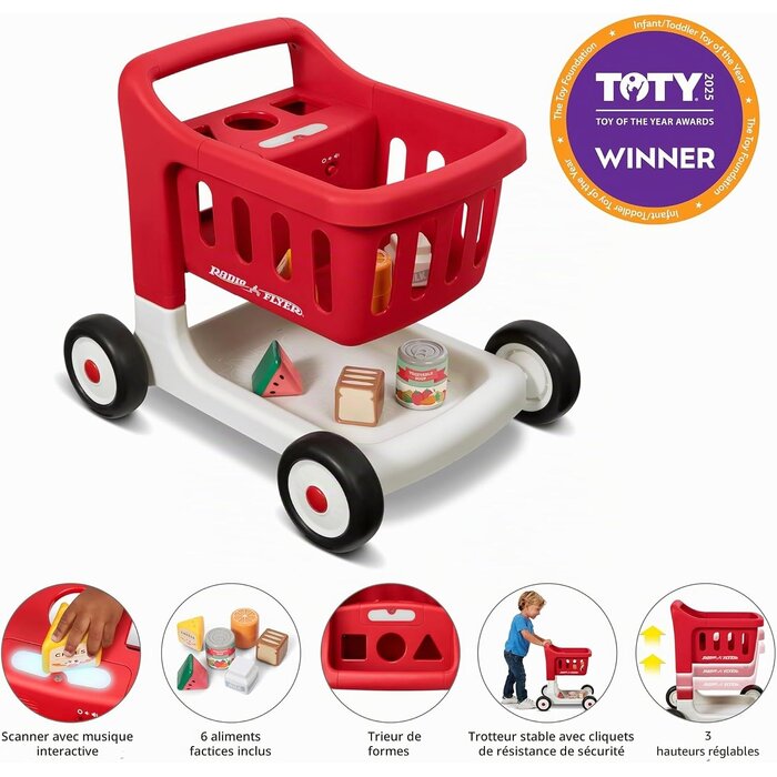Chariot de marche 3-en-1 avec trieur et scanner - Jusqu'à -33%
