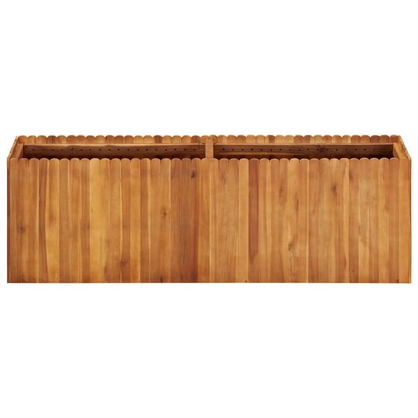 Jardinière surélevée en acacia massif 150 cm - Jusqu'à -35%