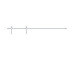 Vidaxl Kit de porte coulissante 183 cm blanc - Jusqu'à -40% sur l'outlet