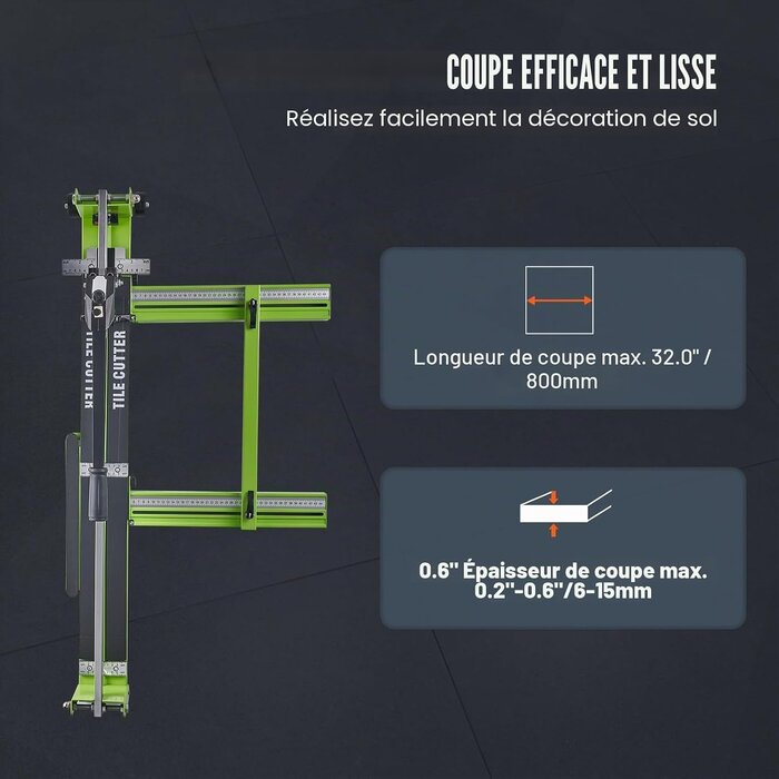 Coupe-carreaux 800 mm laser - Jusqu'à -34% sur vos travaux de rénovation