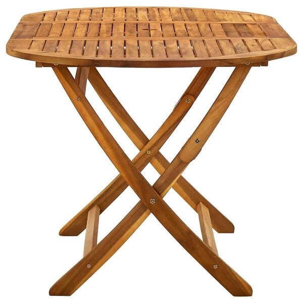Table de jardin pliante en acacia massif 160cm - Jusqu'à -35% d'économie