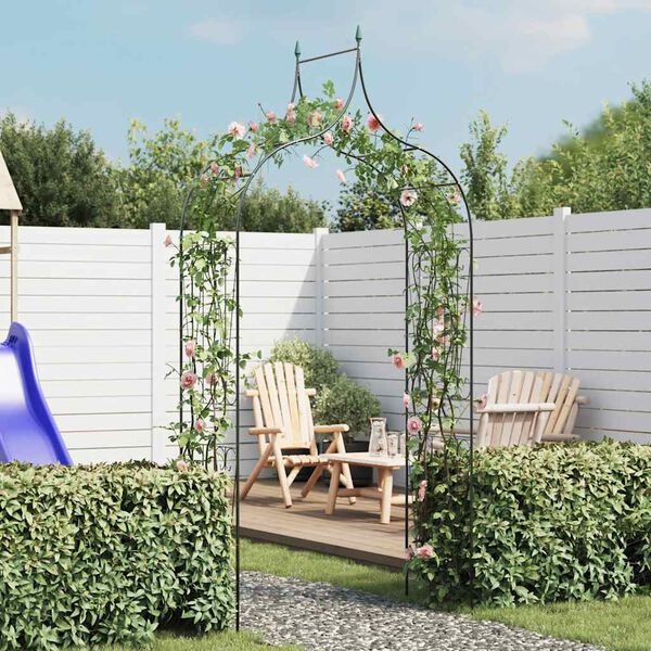 Arche de jardin en fer - Vert foncé - Jusqu'à -34% sur le prix d'origine