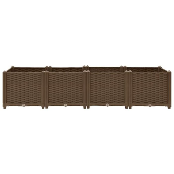 Jardinière surélevée XXL 160cm - Marron - Jusqu'à -34%