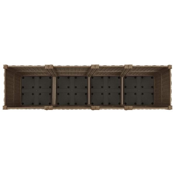 Jardinière surélevée XXL 160cm - Marron - Jusqu'à -34%