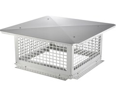 Vevor Chapeau de cheminée inox 582x582mm - Jusqu'à -41% sur le retour
