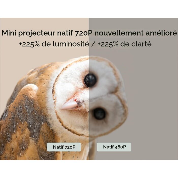 Mini Projecteur Full HD Portable - WiFi & Bluetooth - Jusqu'à 34% de remise